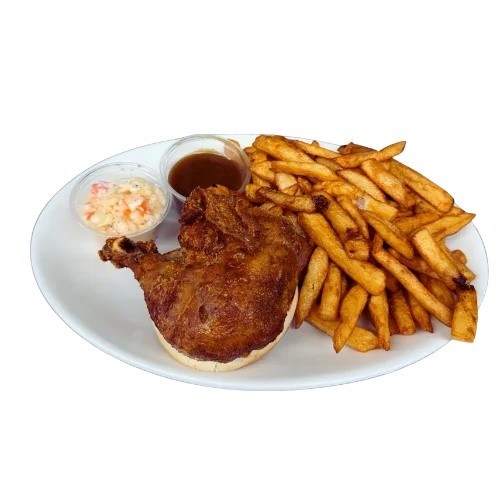 Cuisse de poulet frit